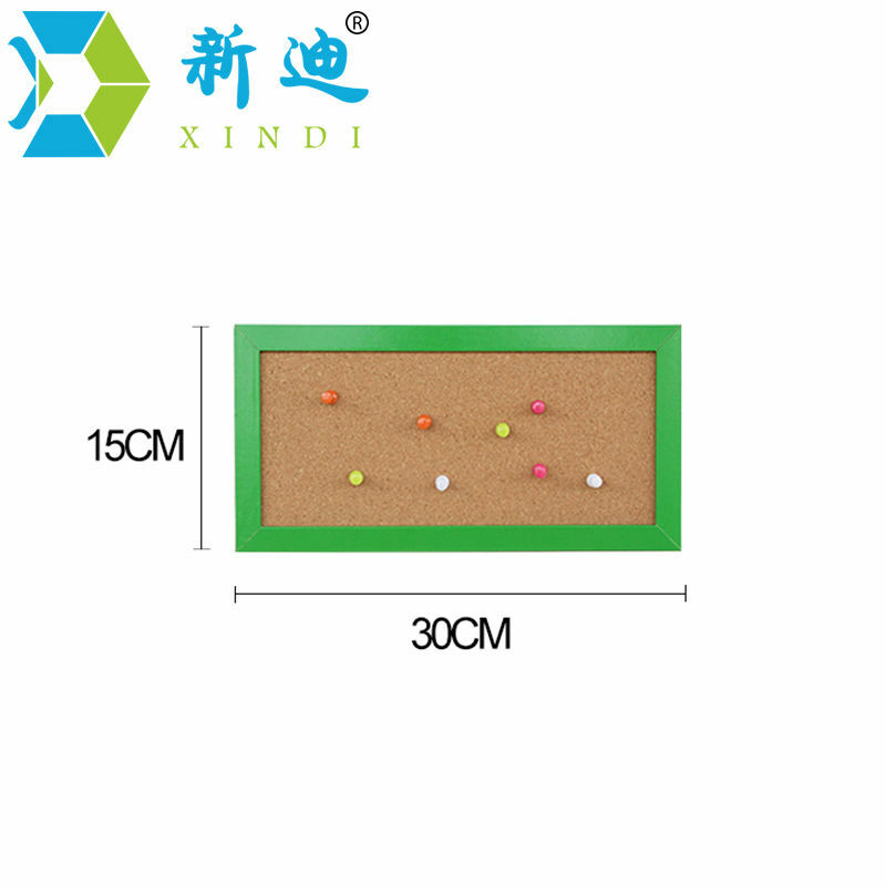 XINDI MDF 프레임 작은 알림 게시판 코르크 보드, 홈 장식 메모 메시지 핀 보드, 15x30cm 코르크, 무료 배송, 신제품