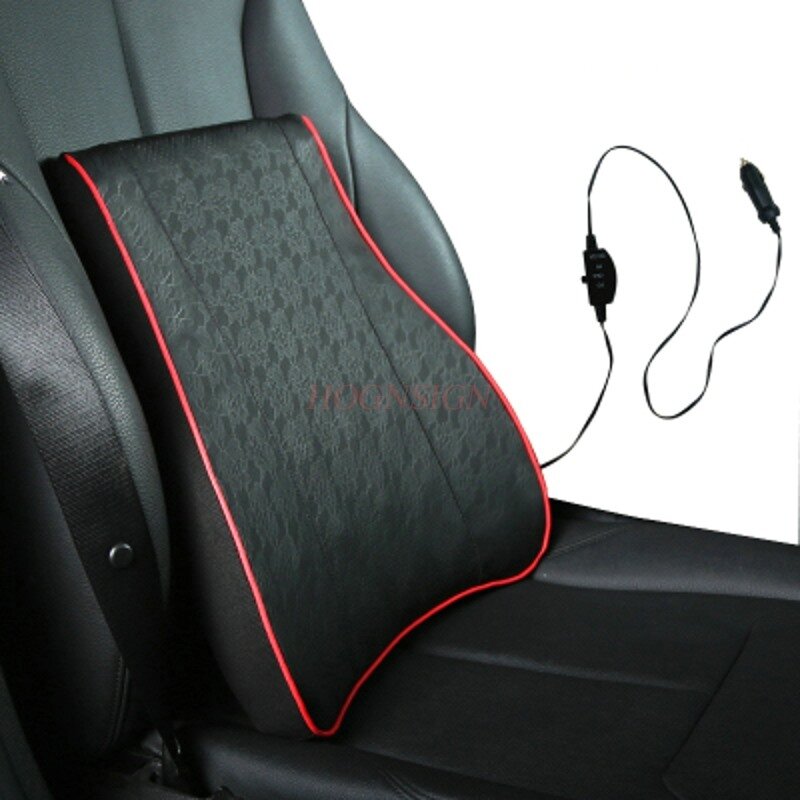 Car Lumbar Backrest Body Pad Vehicles Memory Foam Electric Massage By The Waist Back Driving Driver With Waists Massager Sale