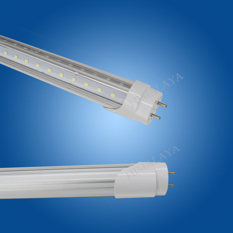 Toika-tubo de luz LED en forma de V, 100 piezas, 60W, 1800MM, T8, G13/FA8/ R17d, cubierta transparente de alto brillo, SMD2835, 25LM/PC, AC85-265V