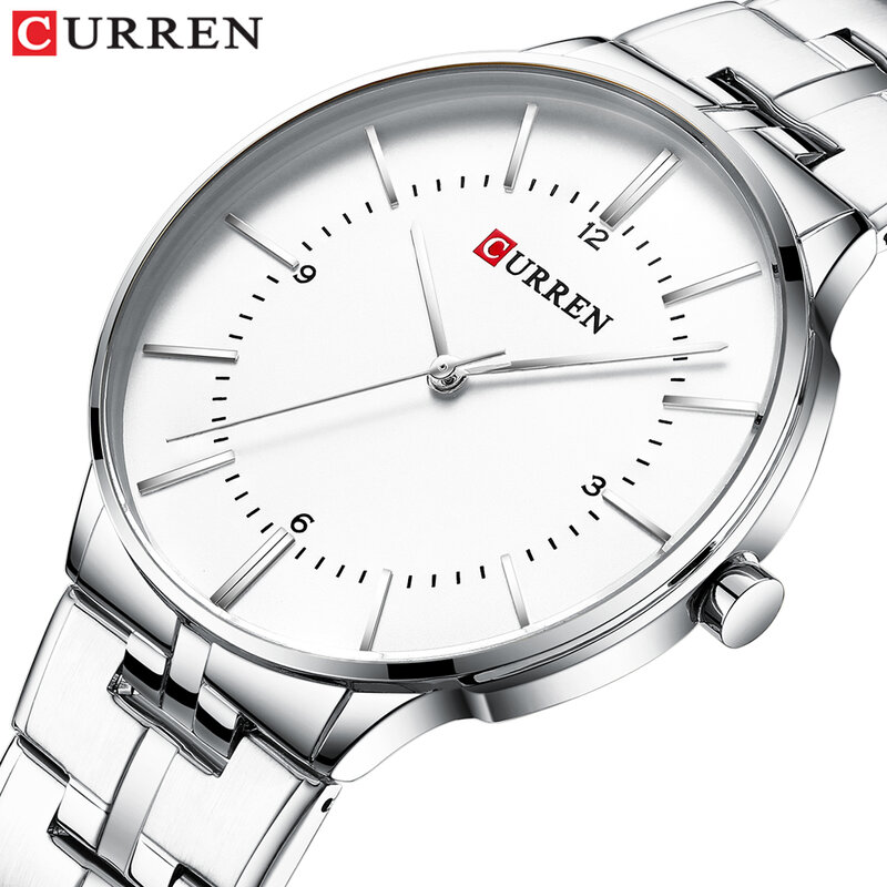 Top luksusowa marka CURREN moda wojskowy zegarek kwarcowy mężczyźni sport Wrist zegarek zegarki na rękę zegar godziny mężczyzna Relogio Masculino
