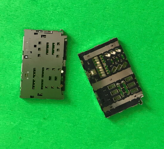 2Pcs SIM Card Reader Slot Tray Holder Connector Module For LG G6 H870 H870DS LS993 VS988 H872 Socket