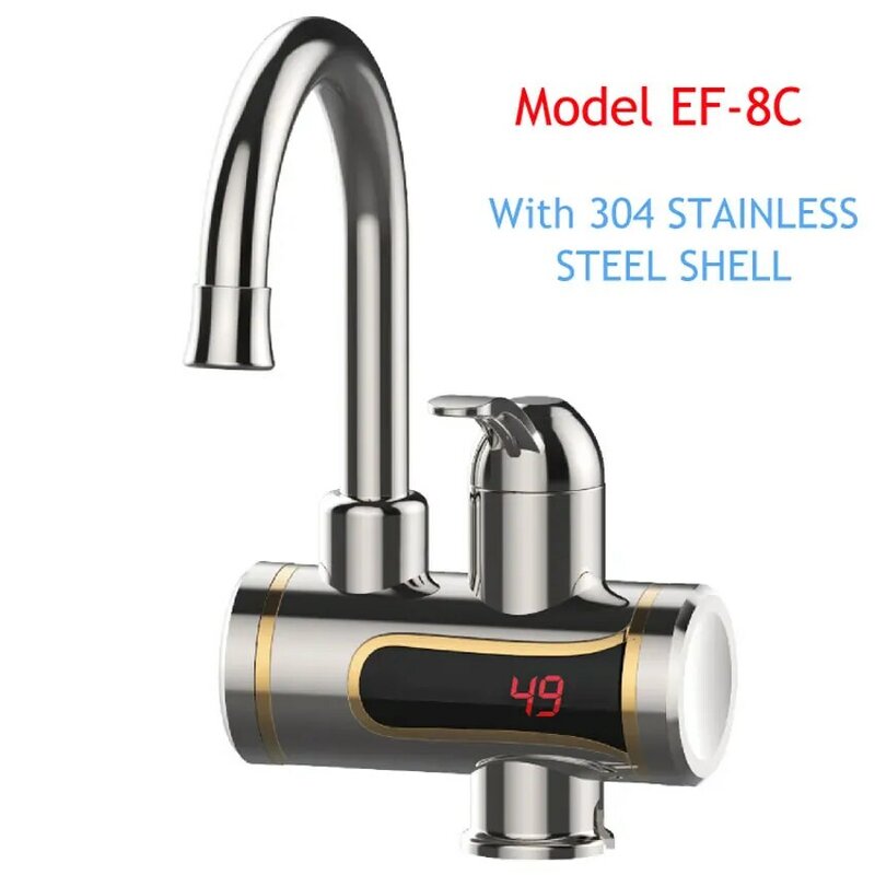 Ecofresh Electric Faucet Instant Water Heater Tap Faucet Heater Cold Heating Faucet Tankless Instantaneous Water Heater