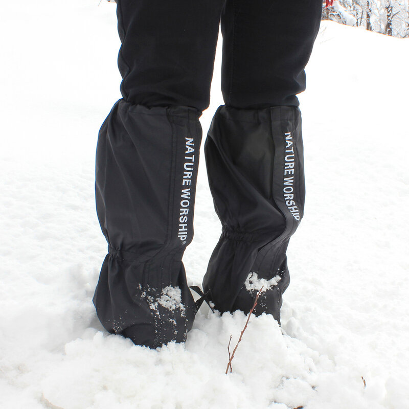 Guêtres de ski imperméables pour hommes et femmes, leggings de randonnée en plein air, guêtres de marche, escalade, chasse, neige, 1 paire