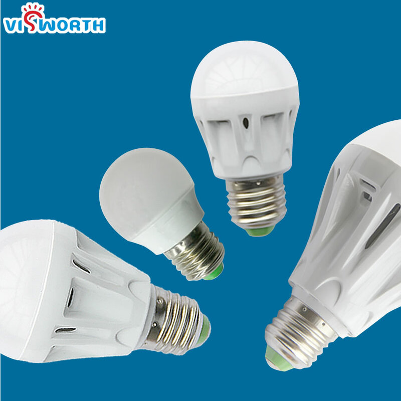 e27 led lamp  3w 5w 7w 9w 12w led bulb ac 110v 220v 230v 240v energy saving smd2835 warm white/cold white led lights for home
