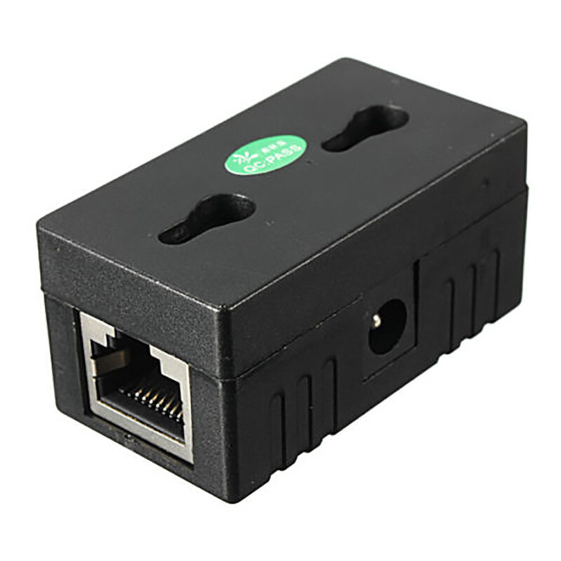 10/100 Mbp POE pasivo DC potencia sobre Ethernet RJ-45 inyector divisor adaptador colgante de pared para cámara IP red LAN 1PC
