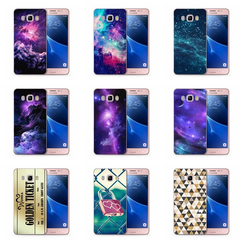 TPU Luxury For Samsung Galaxy A3 A5 2016 2017 prime J1 J2 J3 J5 J7 TPU Colorful Soft Cover Cool Cartoon Back Case Fundas C130