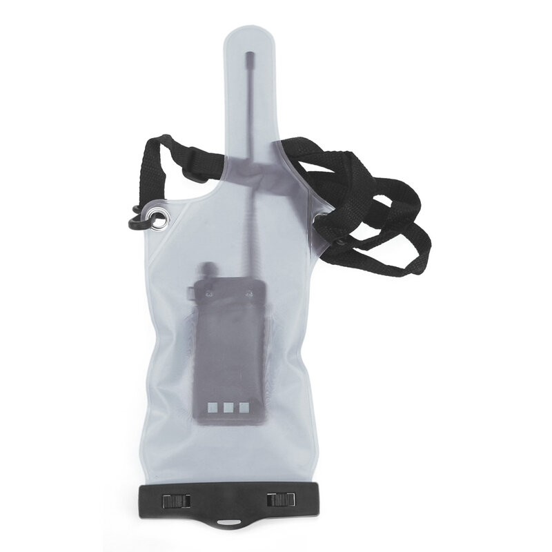 Universal walkie talkie impermeável à prova de chuva saco caso bolsa para motorola kenwood UV-82 UV-5R