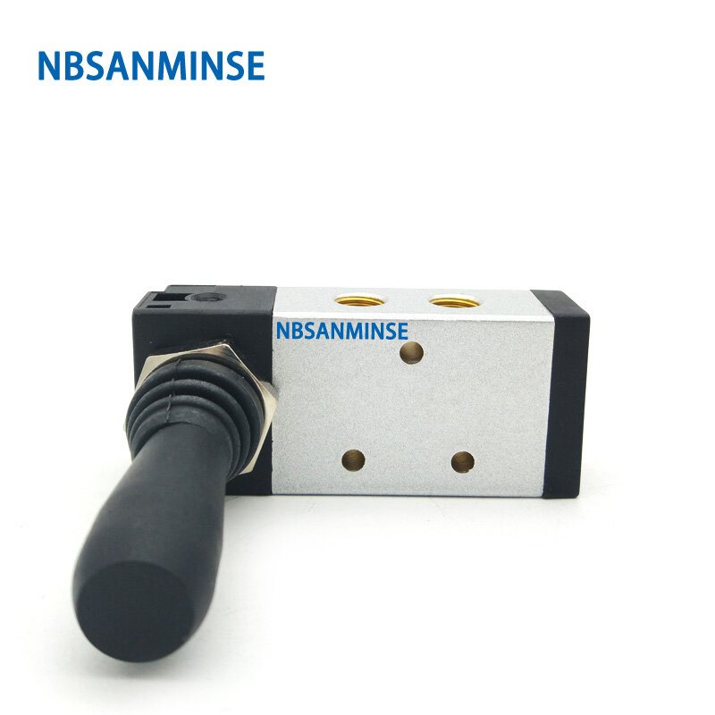 NBSANMINSE 4H210 4H310 4H430 Тяговый клапан 1/8 1/4 3/8 двухпозиционный трехпозиционный пятипозиционный трехпозиционный клапан управления воздуха