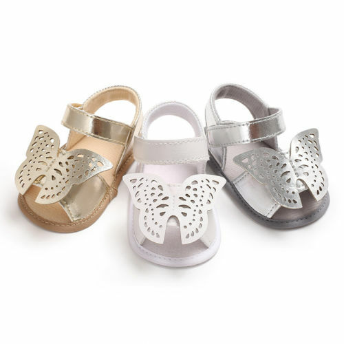 Zapatos de suela blanda de mariposa para bebé, niña y niño, mocasines informales para niño pequeño, sandalias