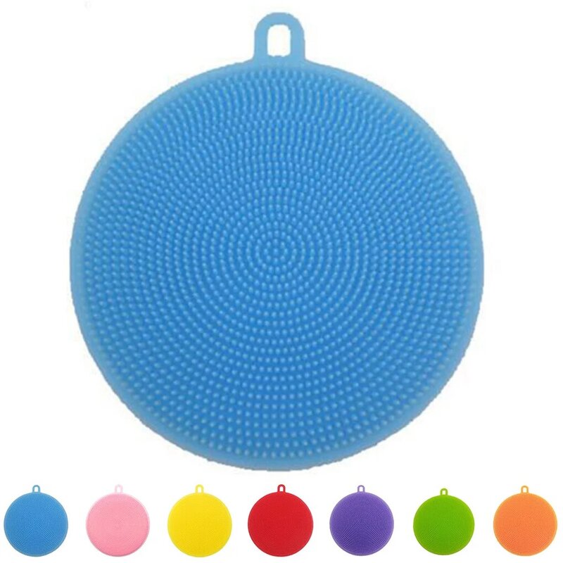 Hot Silicone Dish/Pot/Plate Washing Antibacterial Mildew-Free Brush Kitchen Household Cleaning Tools