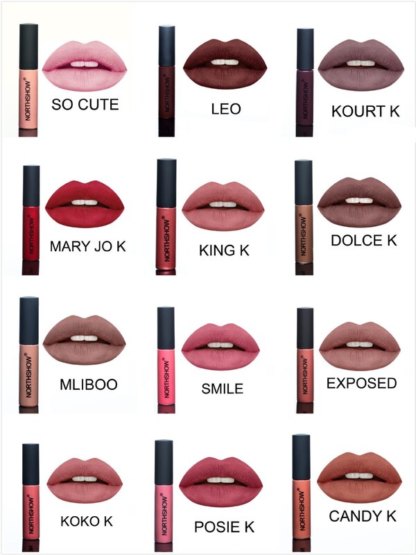 12Colors Waterproof Matte Liquid Lipstick Moisturizer Smooth Lip Stick Long Lasting Lip Gloss Cosmetic Beauty Makeup