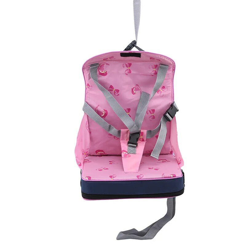 Utile borsa da pranzo per bambini seggiolino portatile per bambini Oxford tessuto impermeabile tessuto da viaggio pieghevole cintura per bambini seggiolone