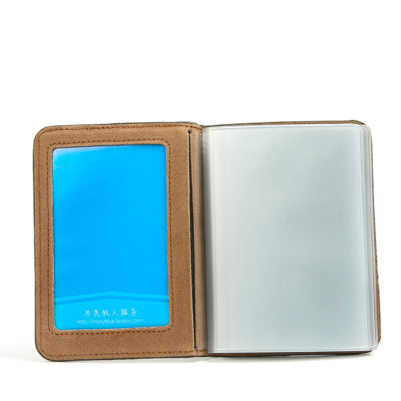 Чехол-книжка мужской, с отделением для кредитных карт, из искусственной кожи дюйма
