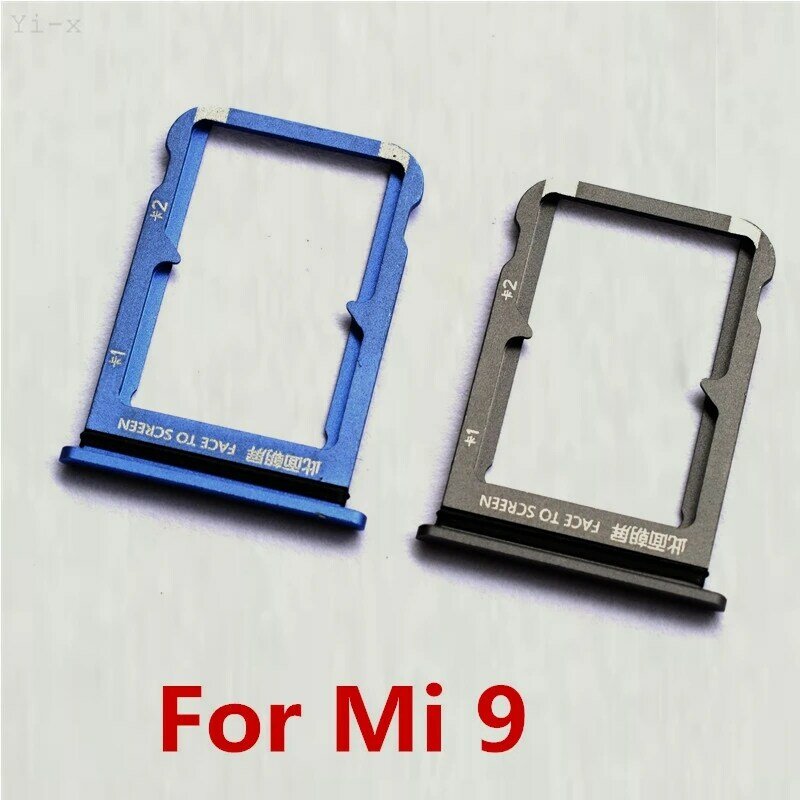 Soporte de bandeja con ranura para tarjeta SIM para Xiaomi 9 Mi9 Mi 9, nuevo