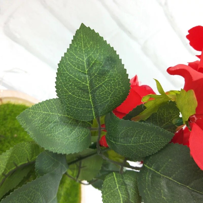 Luces intermitentes de colores USB, rosas artificiales frescas, flores decorativas románticas, regalos para boda y Día de San Valentín para enviar a los amantes