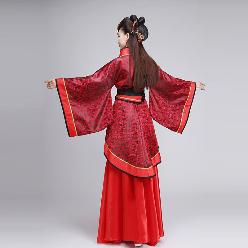 Estilo chinês tradicional vestido adulto traje traje Hanfu fêmea melhoria Qufu Dinastia Han trajes saia