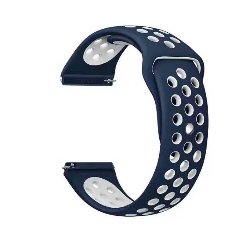 20 22mm pulseira de silicone para samsung gear sport s2 s3 clássico fronteira relógio banda huami amazfit ritmo bip bit lite huawei assista 2