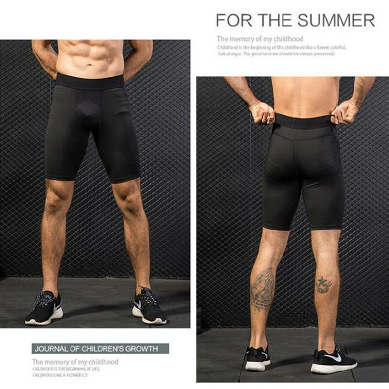 300p Men Pro Shapers Compression Underwear 3D Tight Boxers,Cool High Elastic Quick-dry Wicking Sport Fitness GYM Running Shorts