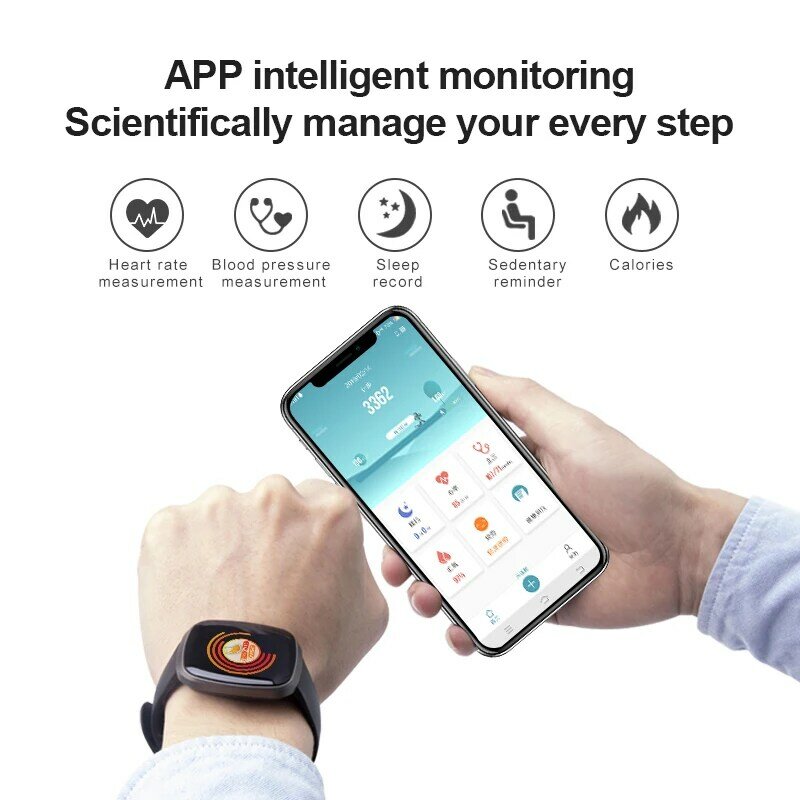 RollsTimi damskie inteligentne urządzenie do monitorowania ciśnienia krwi inteligentna opaska na rękę wodoodporna opaska monitorująca aktywność fizyczną inteligentny zegarek sportowy dla mężczyzn android ios