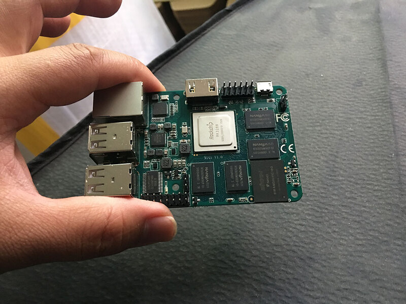 Miqi MiniPC, RK3288 ARM Quad-core A17 Ontwikkeling/demo board 1.8 ghz x4, open source Ubuntu, Android HDMI 2 gb DDR3 16 GeMMC