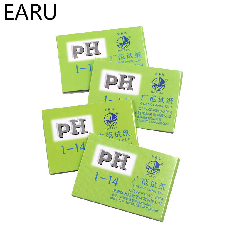 80แถบ/แพ็ค PH Test Strips Full PH PH Controller 1-14st ตัวบ่งชี้เครื่องทดสอบสารปนเปื้อนกระดาษ Water Soilsting Kit โรงงาน