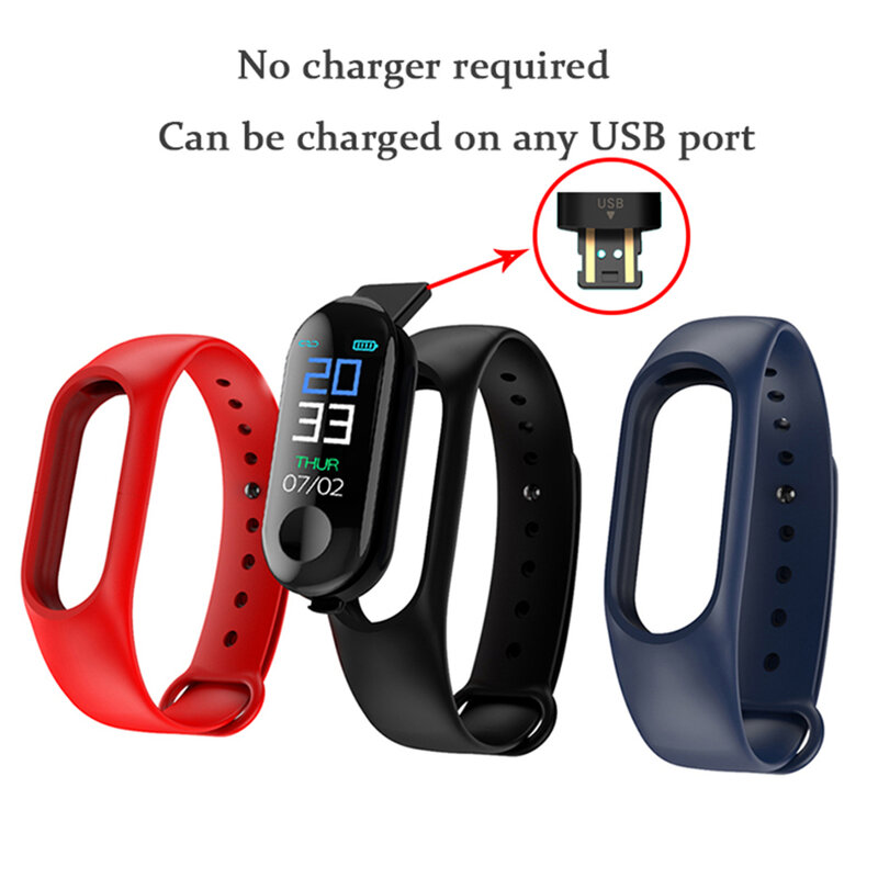 Reloj de pulsera inteligente para hombre y mujer con frecuencia cardíaca Bluetooth podómetro de presión arterial Deporte Fitness reloj inteligente para Apple Iphone Ios Android