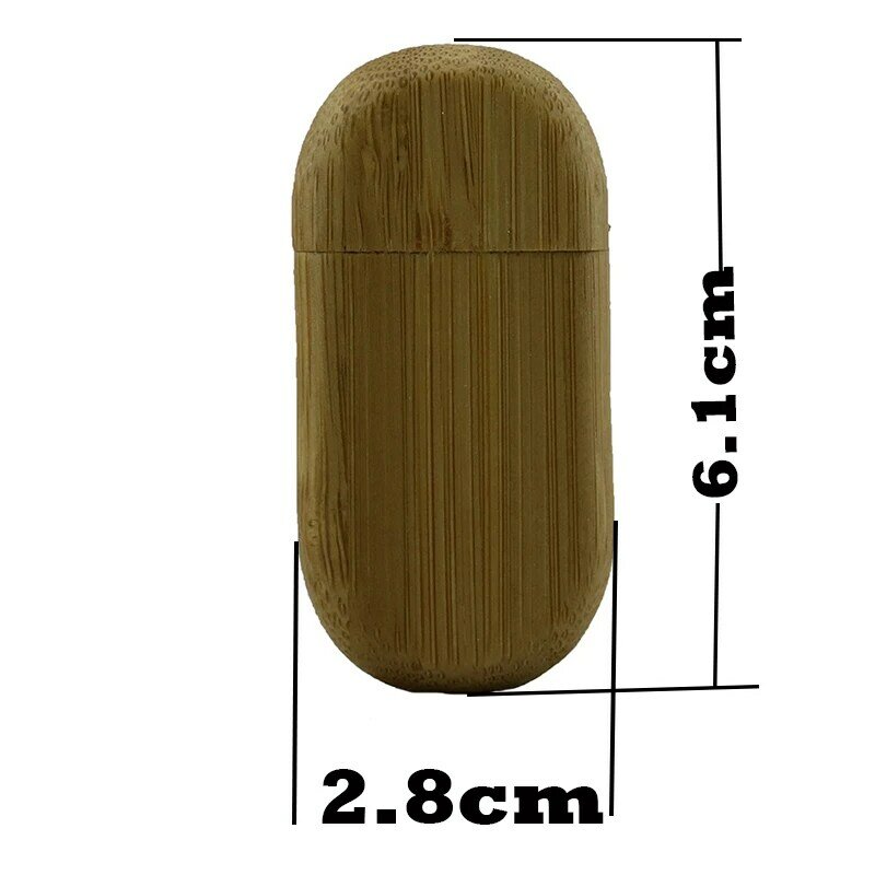 Drewniana osobowość kreatywny prezent Logo na zamówienie drewno z pudełkiem pamięć USB U dysk USB2.0 Flash Drive 4G 8GB 16GB 32GB 64GB
