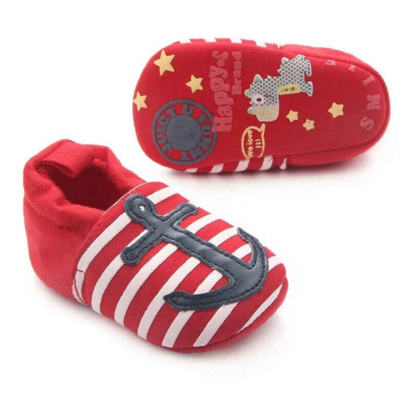 Skid-Prova Do Bebê Sapatos Macios Sapatos de Couro Genuíno Bebés Meninos Meninas Calçados Infantis Chinelos 0-6 6-12 12-18 18-24 primeiros Caminhantes