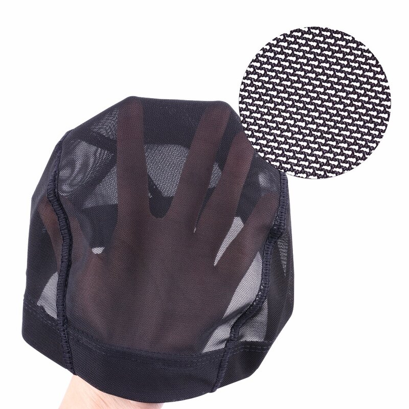 1 Pc Black,Beige Dome Cornrow Wig Caps Easier Sew In Hair Stretchable Weaving Cap Elastic Nylon Breathable Mesh Net Hairnet