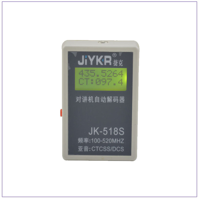Medidor de frecuencia portátil JK-518S, contador de frecuencia CTCSS y DCS 2 en 1, 100-520MHz, novedad