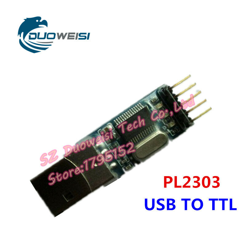 5 pcs / Lot USB to TTL serial port in nine upgrade Brush board PL2303HX module STC microcontroller download cable