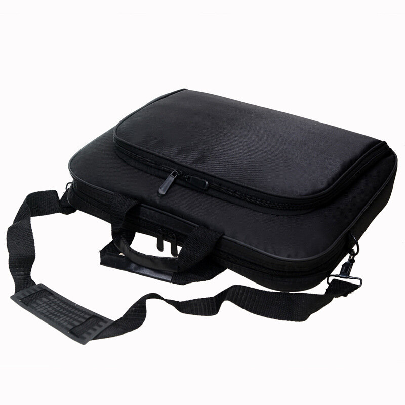 Bolsa de mensajero portátil para hombre, maletín para documentos, ordenador portátil, bolso de hombro, tableta PC, 15,6