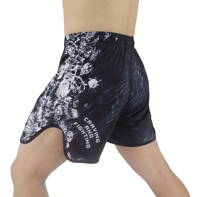 SOTF-pantalones cortos elásticos de lucha de serpiente para hombre, pantalón corto para boxeo, Muay Thai, sanda, kickboxing, Jujitsu, mma