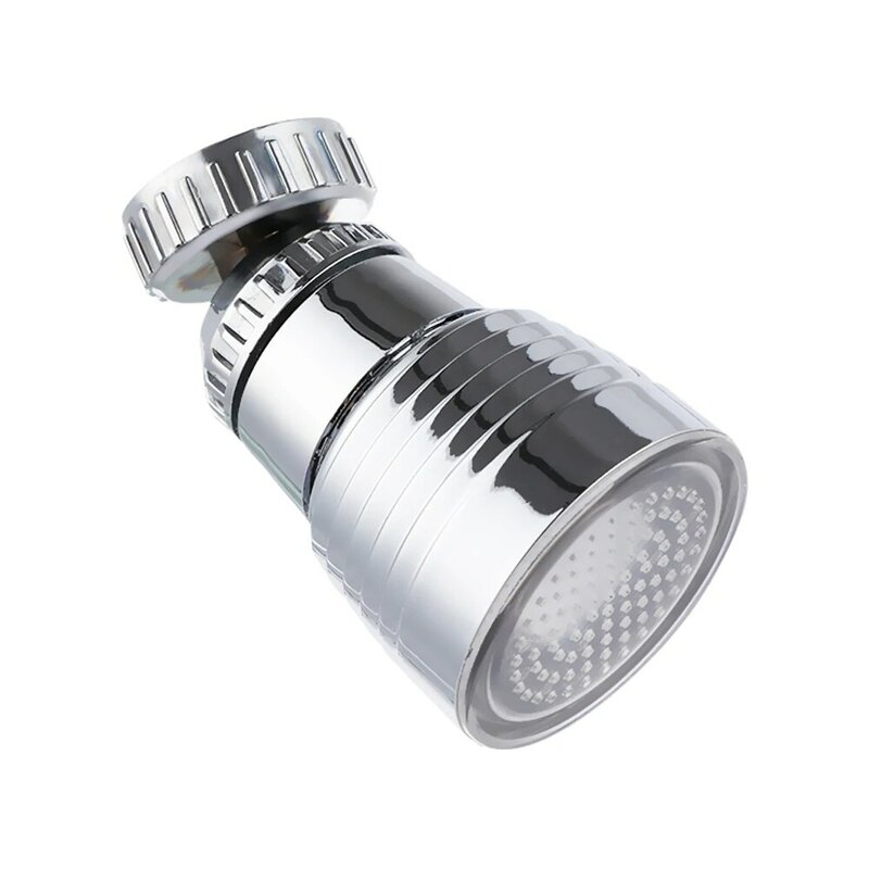 Grifo con luz LED sensible a la temperatura para cocina y baño, ahorro de agua, giratorio 360, cabezal de ducha