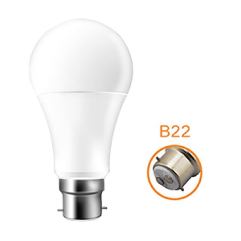 Bombilla LED con Sensor de luz inteligente, luz nocturna automática para interiores y exteriores, E27, B22, 10W, 15W, 110V, 220V