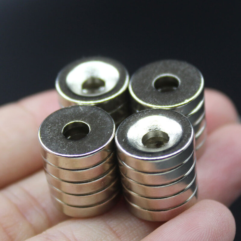10/20/50Pcs Neodymium Magnet 12mm x 3mm Hole 4mm N35 NdFeB Round Super Powerful Strong Permanent Magnetic imanes Disc 12x3Hole 4
