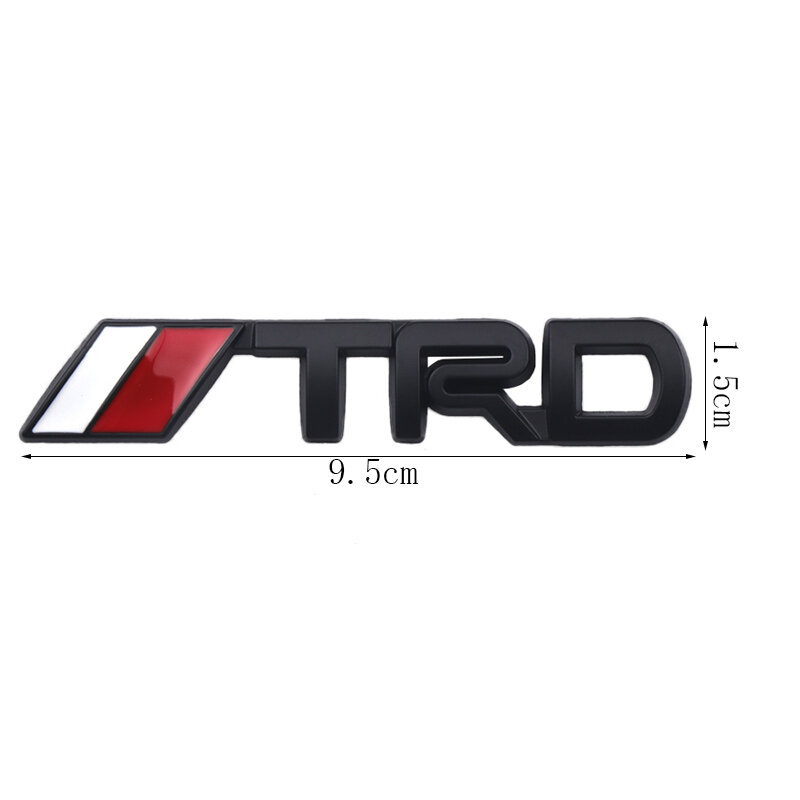 Car Styling 3D Metal TRD Sport Car Badge rear Emblem tail sticker for Toyota CROWN REIZ COROLLA Camry Accessories
