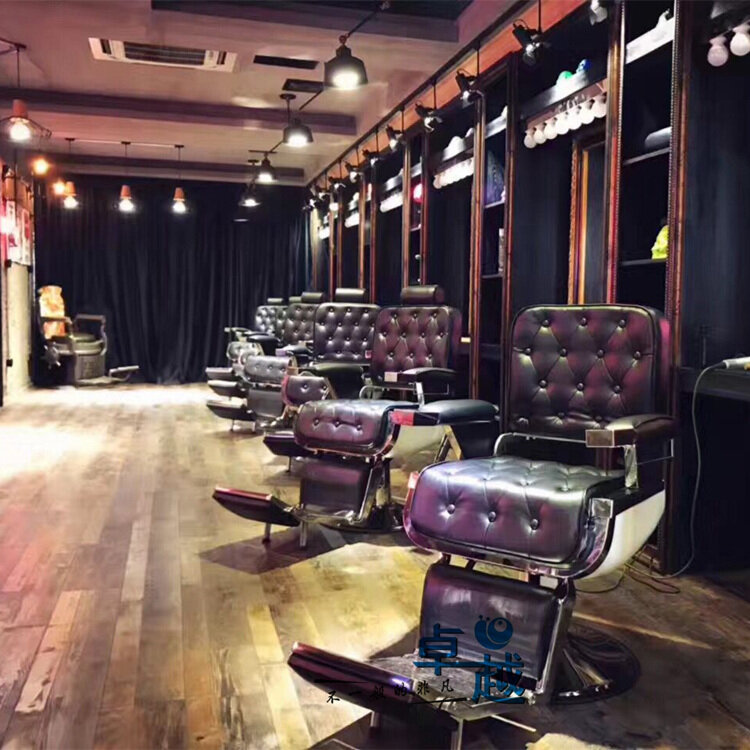 Nowy Vintage krzesło fryzjerskie wysokiej klasy Salon fryzjerski VIP krzesło do włosów dasdfa fotel fryzjerski. dddafe