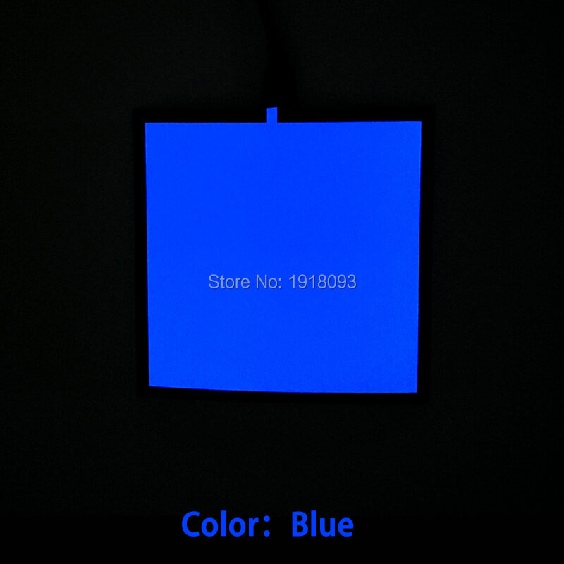 New 6 Color Choice Powered by DC-5V USB Drive 10X10CM Novelty Lighting EL Sheet EL panel for house festival decoration