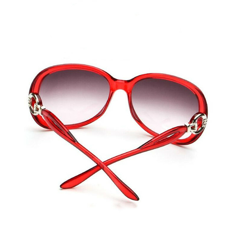ZXTREE-gafas de sol Vintage para mujer, diseñador de marca femeninos de anteojos de sol, con cinta hueca roja, con espejo para piernas y estiramiento facial, Z193