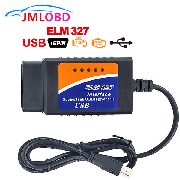 سوبر ELM327 واجهة USB OBD2 أداة السيارات الماسح الضوئي V2.1 OBDII OBD 2 II elm327 Usb الماسح الضوئي سيارة أدوات التشخيص