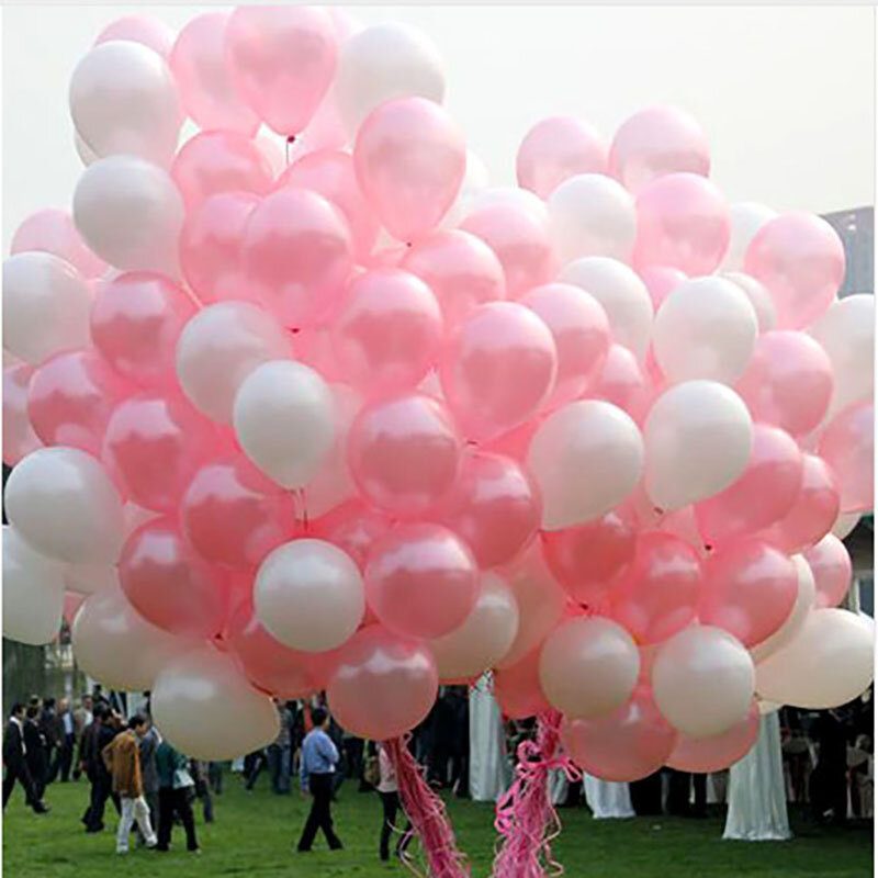 Ballons en Latex Colorés avec Mélange de Perles, Rose, Or, Rose, Décoration de Mariage, de ixde Léon, d'Anniversaire, Fourniture, 1.5g, 20 Pièces