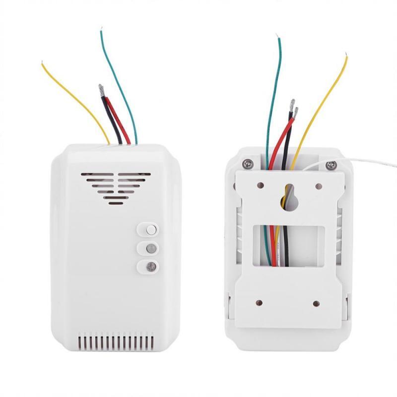 Detektor gazu propan butan czujnik bezprzewodowy wykrywacz nieszczelności instalacji gazowej dla system alarmowy do domu czujnik gazu 12V