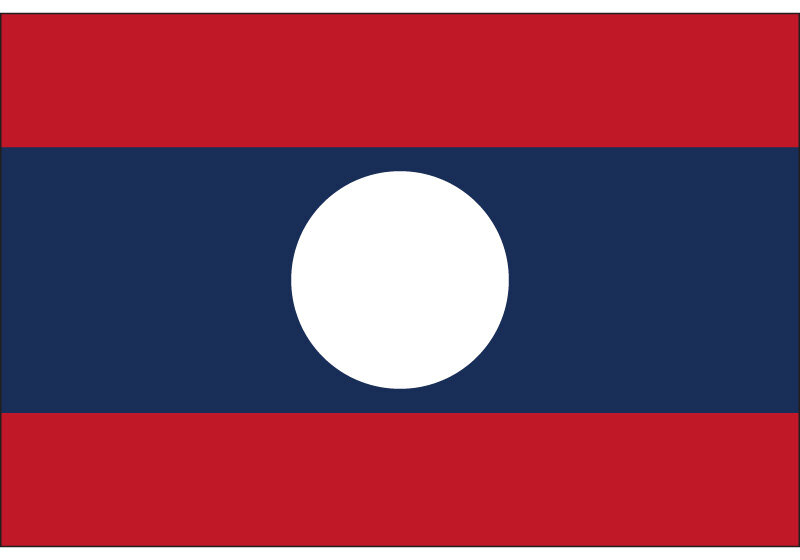Flaga samochodowa 90*150cm/60*90cm Laos Lao ludowo-demokratyczna republika flaga narodowa 3x 5ft wisząca flaga święto narodowe 15*21cm