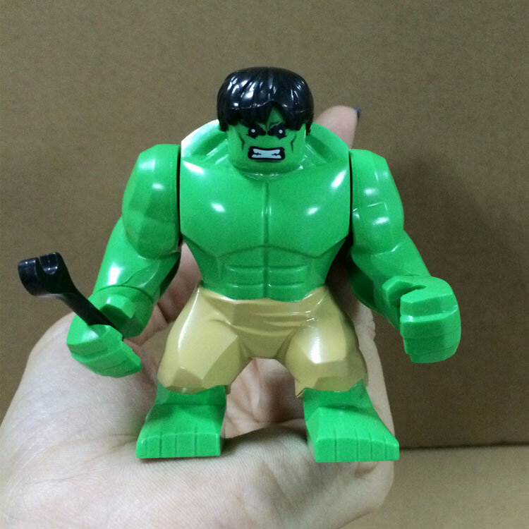Mini Hulk Batman akcja Mini rysunek lalki Marvel Super Heroes klocki zabawki dla dzieci prezent
