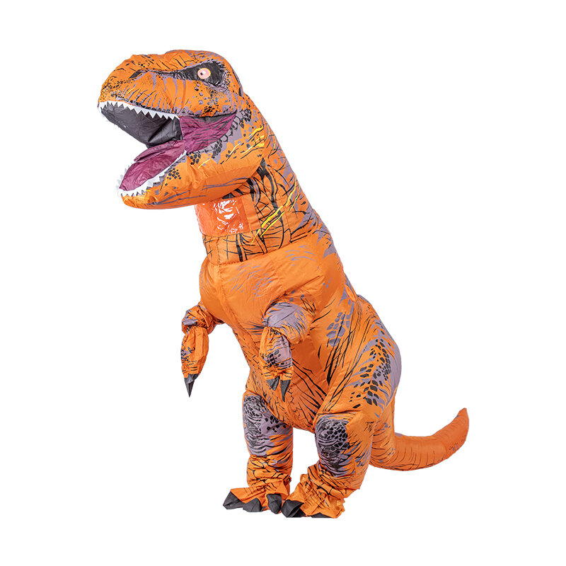 Adulte enfants hommes Costume de dinosaure robe de fête d'anniversaire Costumes Dino gonflables Halloween Cosplay pour les femmes pleine taille d'âge