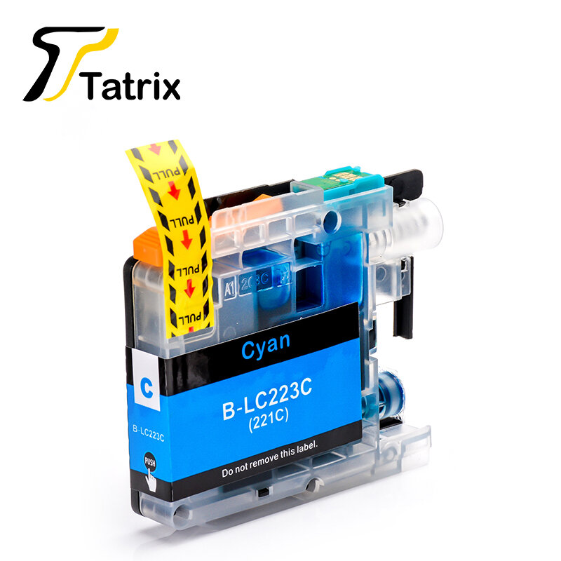 Tatrix Có Chip LC223 LC221 Hộp Mực In Tương Thích Cho Anh Trai MFC-J4420DW/J4620DW/J4625DW/J480DW/J680DW/j880DW Máy In
