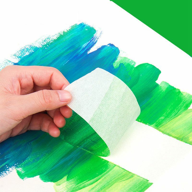 Akwarela maskująca taśma klejąca malowanie teksturowane papier dotknij okładka klej szkic zostaw białe narzędzie zmarszczek papier sztuka dostaw