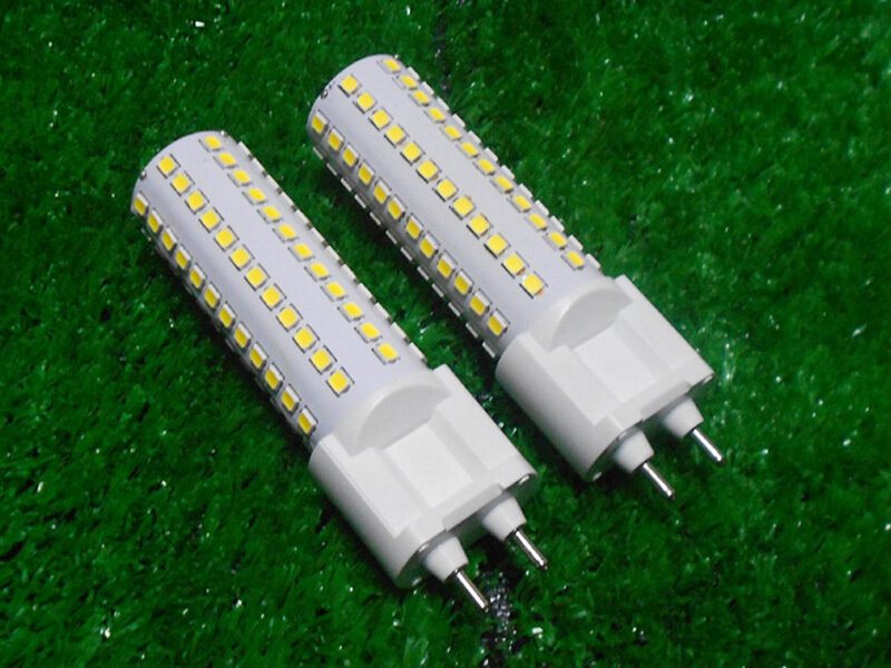 Bombilla LED G12, 8W, 10W, 12W, AC85-265V, 108 SMD, 2835 G12, bombilla LED de ahorro de energía que reemplaza la bombilla halógena g12, 3 uds./lote