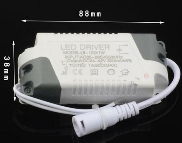 3 Tahun Garansi 1W 7W 12W 18W 25W 36W Catu Daya LED Driver Adaptor Transformator Sakelar untuk Lampu LED dengan Konektor Perempuan
